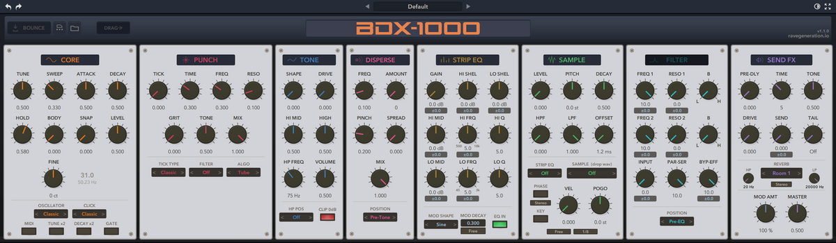 Rave Generation: BDX-1000