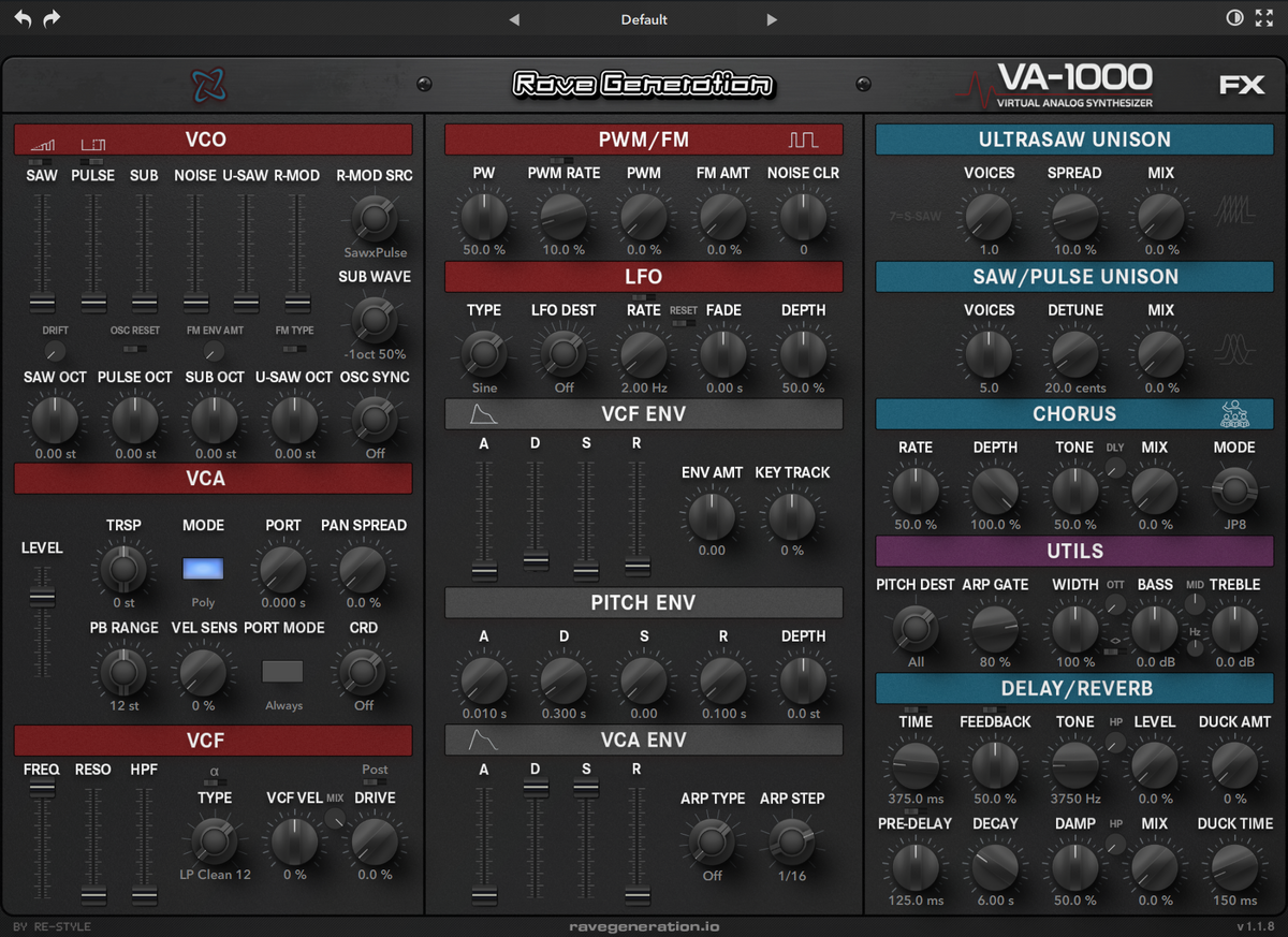 Rave Generation: VA-1000